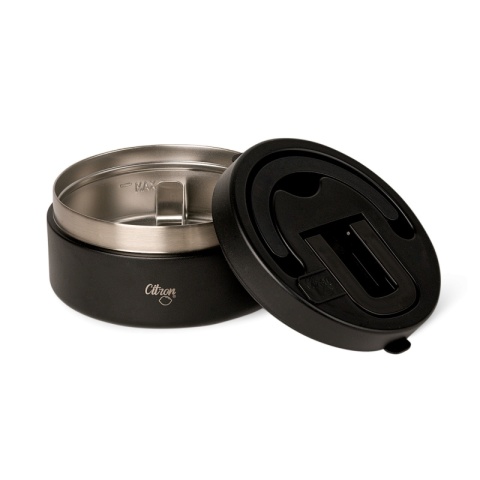 Citron Termos Obiadowy z Podziałką 400ml | Black