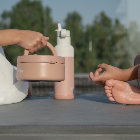 Citron Termos Obiadowy z Podziałką 400ml | Blush Pink