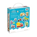 Czuczu Puzzle progresywne 33 el. Pojazdy na budowie Bright Junior