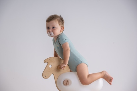 J Bimbi Body rosnące Bio Cotton Warm 0-36m | mint