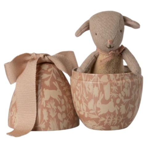 Maileg Pisanka wielkanocna z barankiem - mała | Powder