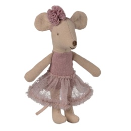 Maileg Myszka baletnica młodsza siostra | Heather