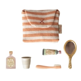 Maileg Komplet akcesoriów dla myszek | Coral stripe