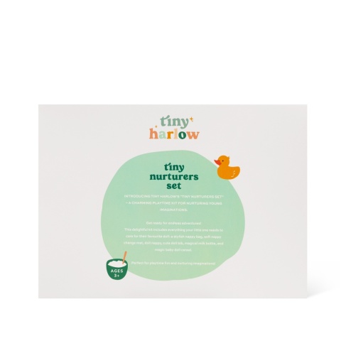 Tiny Harlow Torba z akcesoriami dla lalek | Pink Gingham