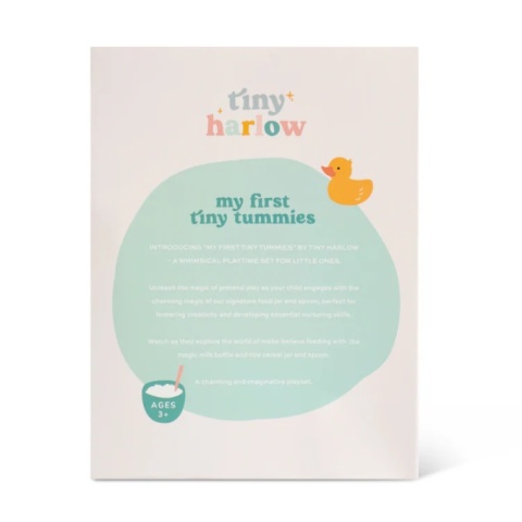 Tiny Harlow Zestaw Tiny Tummies Magiczna butelka i słoiczek