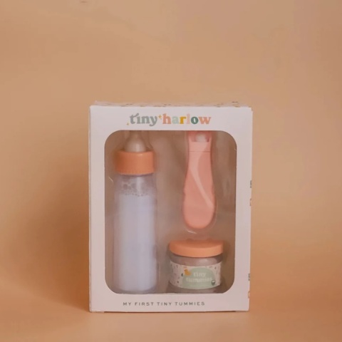 Tiny Harlow Zestaw Tiny Tummies Magiczna butelka i słoiczek