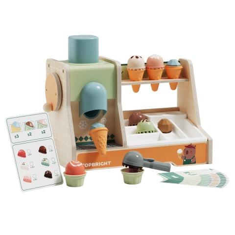 Topbright Zabawka edukacyjna Lodziarnia Boutique dla dzieci 36m+