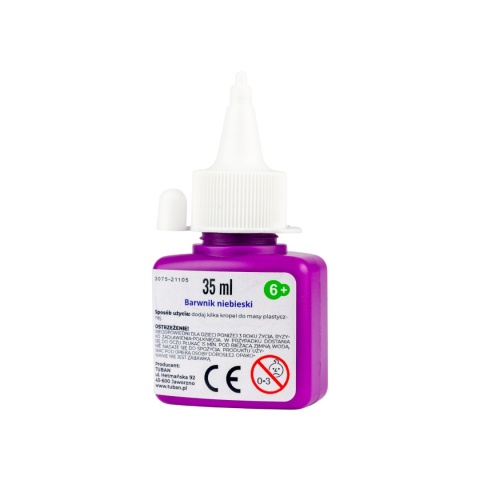 Tuban Barwnik niebieski do zabaw sensorycznych i slime 35ML | bezpieczny skład