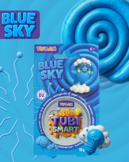 Tuban TUBI SMART magiczna plastelina | BLUE SKY 50 g