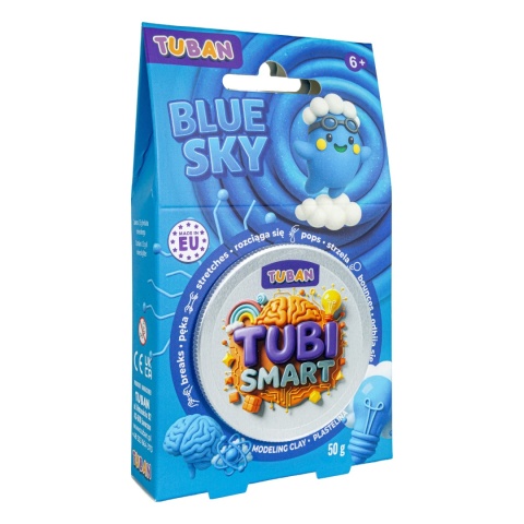 Tuban TUBI SMART magiczna plastelina | BLUE SKY 50 g