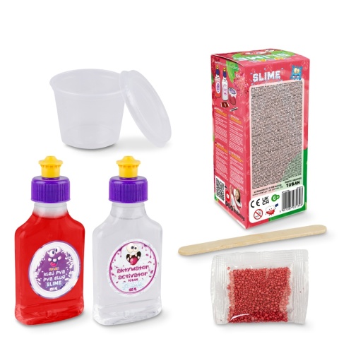 Tuban Zestaw do robienia slime DIY | truskawka