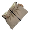ZAFFIRO Mufki dwuczęściowe do wózka wełna basic Nordico | beige