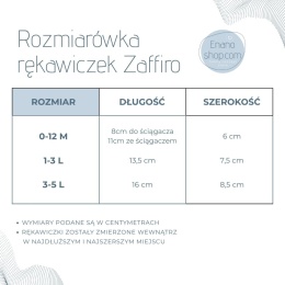 Zaffiro Rękawiczki dziecięce wełniane Sierra 3-5l | brown