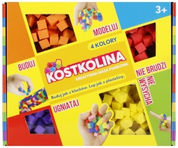 Art and Play Pianka do modelowania Kostkolina 4kol. | żółta