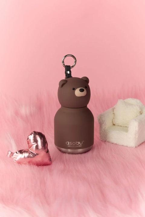 Asobu Butelka termiczna Mini Bestie | Brązowy Niedźwiedź 200 ml