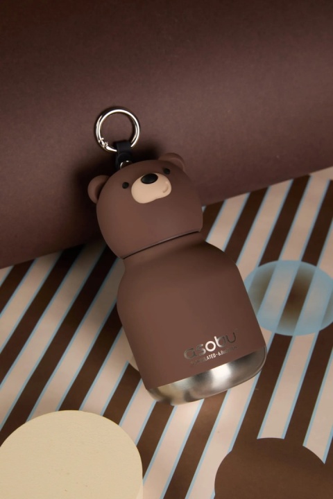 Asobu Butelka termiczna Mini Bestie | Brązowy Niedźwiedź 200 ml