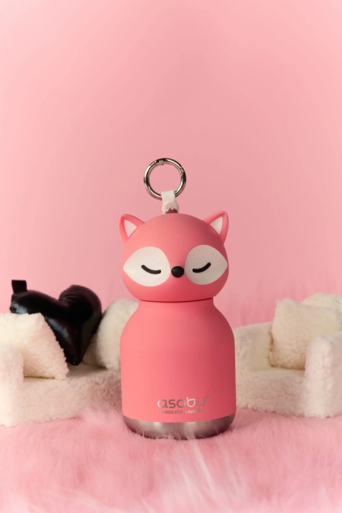 Asobu Butelka termiczna Mini Bestie | Różowy Lis 200 ml