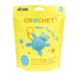 Avenir Stwórz własny breloczek szydełkowy | Miętowy żółw