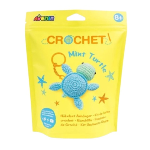 Avenir Stwórz własny breloczek szydełkowy | Miętowy żółw