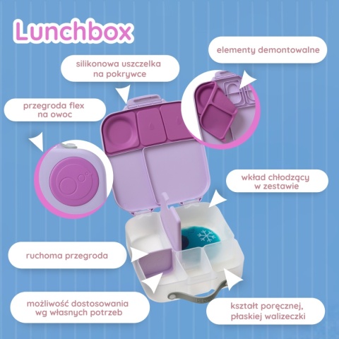B.box Lunchbox śniadaniówka | Sugar Plum