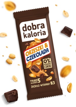 Dobra Kaloria Baton orzeszki & czekolada - 35g