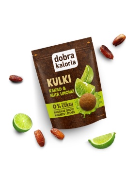 Dobra Kaloria Kulki kakao & nuta limonki - 65g