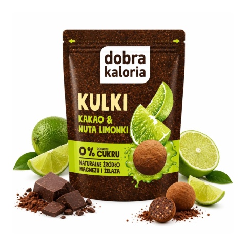 Dobra Kaloria Kulki kakao & nuta limonki - 65g