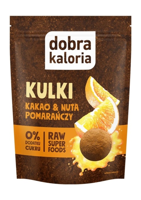Dobra Kaloria Kulki kakao & nuta pomarańczy - 65g