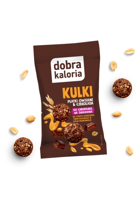 Dobra Kaloria Kulki płatki owsiane & belgijska czekolada - 40g