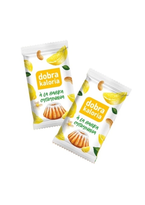 Dobra Kaloria Mini batoniki à la babka cytrynowa - 102g