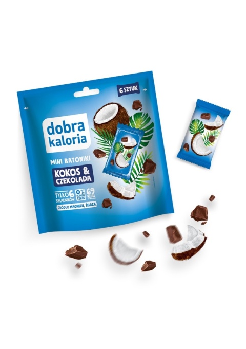 Dobra Kaloria Mini batoniki kokos & czekolada - 102g