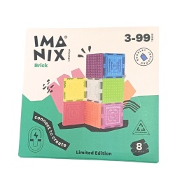 Imanix klocki magnetyczne IMABRICK 8 elementów Zestaw kreatywny