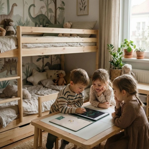 KidBook Tablet Graficzny z kartami pracy do rysowania | Dino