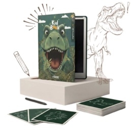 KidBook Tablet Graficzny z kartami pracy do rysowania | Dino