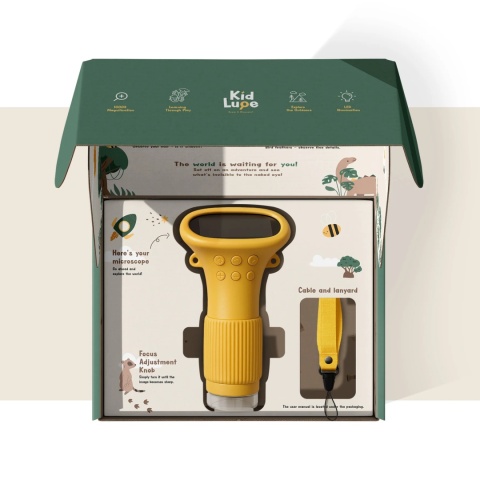 KidLupe Mikroskop dziecięcy | Beżowy