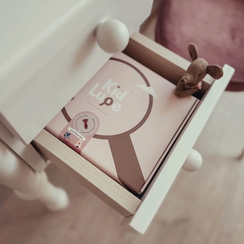 KidLupe Mikroskop dziecięcy | Pastelowy róż