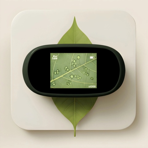 KidLupe Mikroskop z funkcją lornetki | Zielony