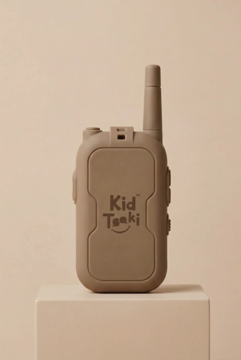 KidTooki Video Walkie Talkie | Beige&Brown
