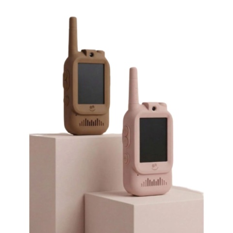 KidTooki Video Walkie Talkie | Pink&Brown