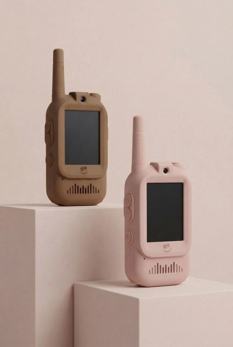 KidTooki Video Walkie Talkie | Pink&Brown