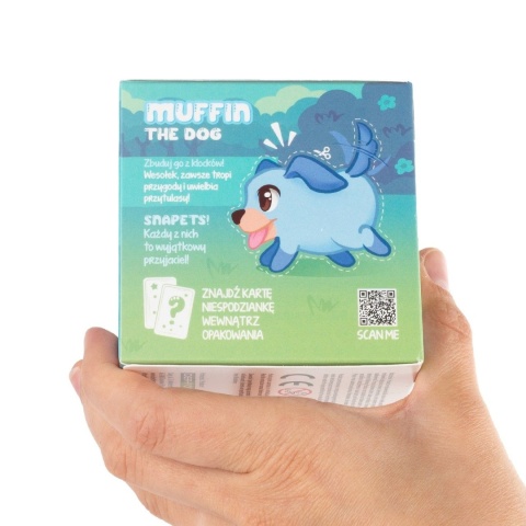 Kidea Klocki konstrukcyjne Snapets Pies Muffin – 76 elementów