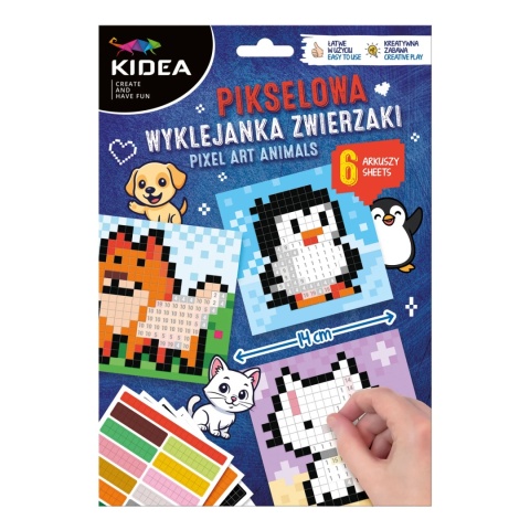 Kidea Pikselowa wyklejanka | zwierzaki