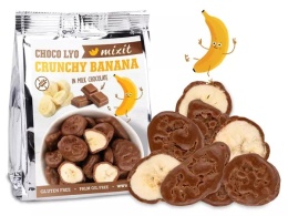 Mixit Crispy Chocolate-Coated Banana Pockets (70g)