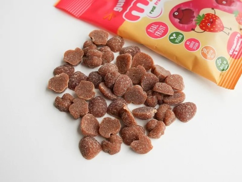 Mixit Owocowe Mixies | naturalne żelki o smaku truskawki i banana