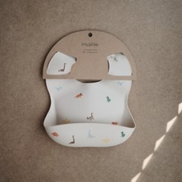 Mushie Śliniak Silikonowy | Dinosaurs