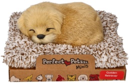 Perfect Petzzz Szczekający Golden Retriver na legowisku