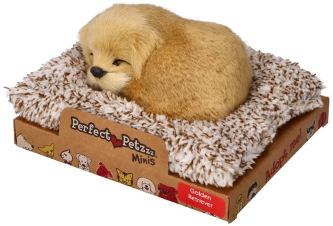 Perfect Petzzz Szczekający Golden Retriver na legowisku