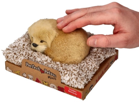 Perfect Petzzz Szczekający Golden Retriver na legowisku