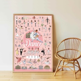 Poppik DANCE Sticker Poster – Large DIY Poster