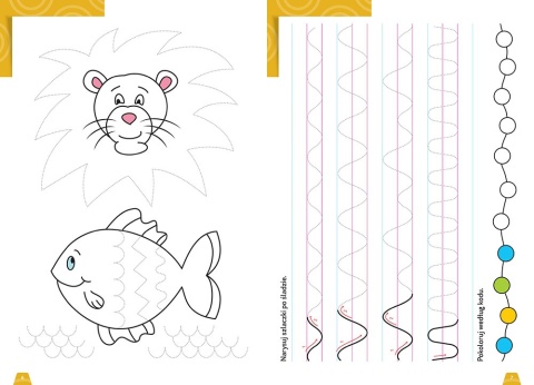 Szlaczki i literki . Książeczka z zadaniami